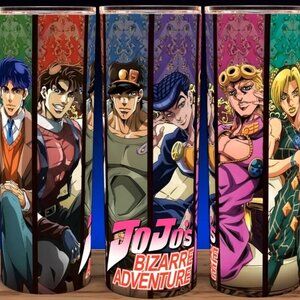 Jojo's Bizarre Adventure Anime Cup Mug Tumbler 20oz